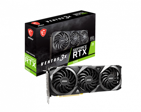 MSI GEFORCE RTX 3060 VENTUS 3X 12G OC 12GB GDDR6 HDMI DP 192BIT